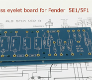 KLD clone Fender 5E1 brass eyelet board